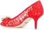 Dolce & Gabbana Bellucci kantenpumps Rood - Thumbnail 3