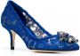 Dolce & Gabbana Belluci pumps Blauw - Thumbnail 2