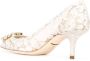 Dolce & Gabbana 60 mm Lace Rainbow pumps met brochedetail Grijs - Thumbnail 3