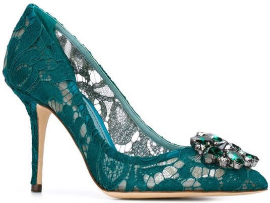 Dolce & Gabbana Belluci pumps Groen