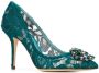 Dolce & Gabbana Belluci pumps Groen - Thumbnail 3