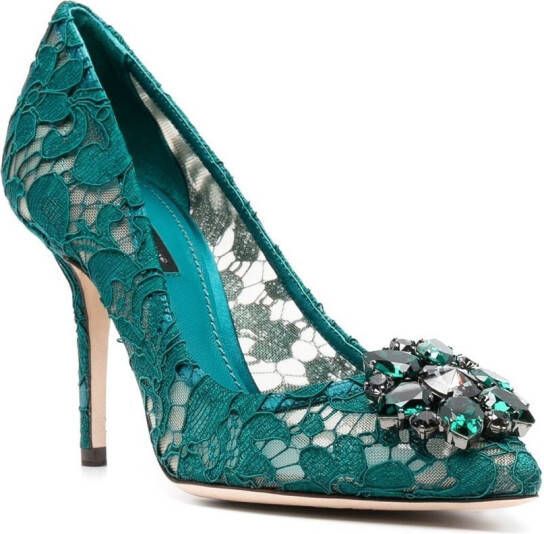 Dolce & Gabbana Belluci pumps Groen