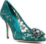 Dolce & Gabbana Belluci pumps Groen - Thumbnail 4