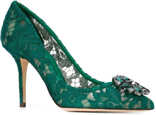 Dolce & Gabbana Belluci pumps Groen