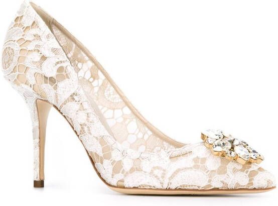 Dolce & Gabbana Belluci pumps Wit