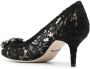 Dolce & Gabbana Lace Crystals Bellucci Pumps Shoes Zwart Dames - Thumbnail 2