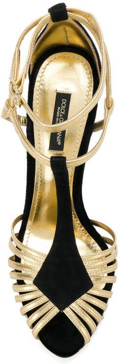 Dolce & Gabbana 105 mm Bette sandalen Zwart