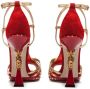 Dolce & Gabbana Bette sandalen met bewerkte hak Rood - Thumbnail 3
