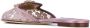 Dolce & Gabbana Rainbow Lace sandalen met broche Roze - Thumbnail 3