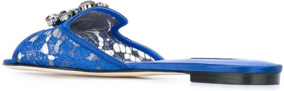 Dolce & Gabbana Bianca sandalen Blauw