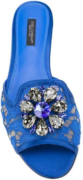 Dolce & Gabbana Bianca sandalen Blauw