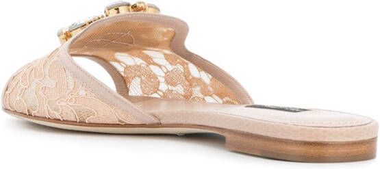 Dolce & Gabbana Bianca slippers Beige