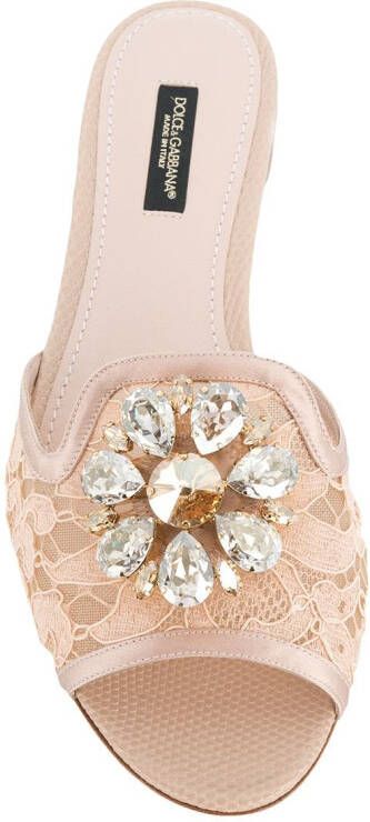 Dolce & Gabbana Bianca slippers Beige