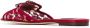 Dolce & Gabbana Bianca crystal-embellished lace sandals Rood - Thumbnail 3