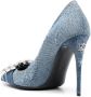 Dolce & Gabbana Pumps verfraaid met kristallen Blauw - Thumbnail 3