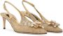 Dolce & Gabbana 60 mm Rainbow slingback pumps Beige - Thumbnail 2