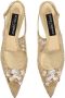 Dolce & Gabbana 60 mm Rainbow slingback pumps Beige - Thumbnail 4