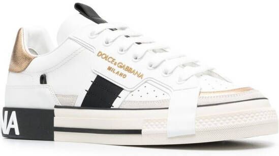 Dolce & Gabbana Custom 2.Zero low-top sneakers Wit