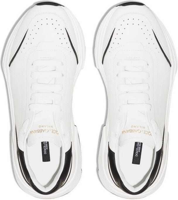 Dolce & Gabbana Daymaster leren sneakers Wit