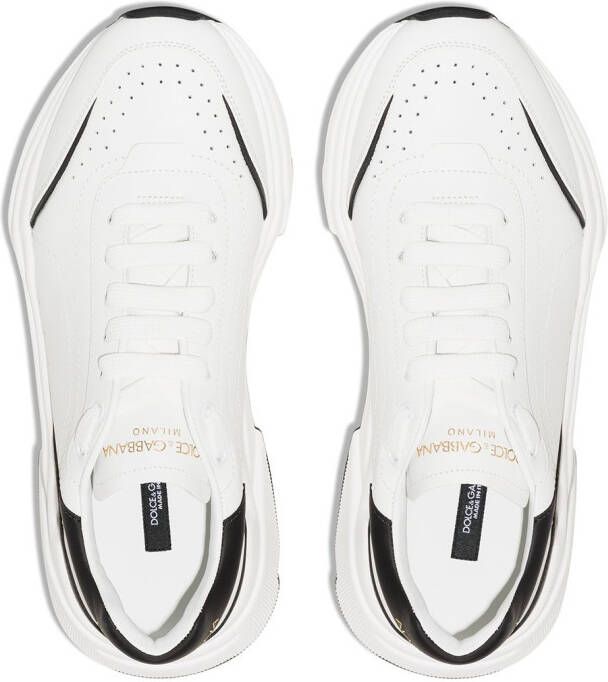 Dolce & Gabbana Daymaster leren sneakers Wit