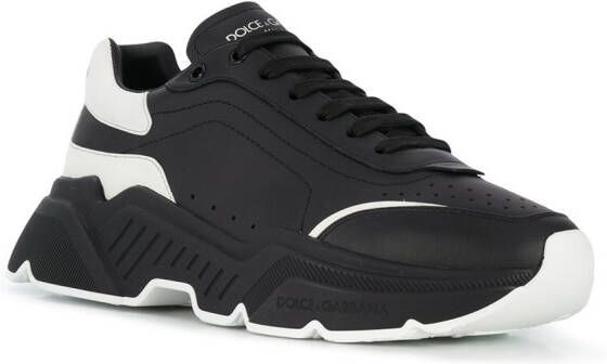 Dolce & Gabbana Daymaster tweekleurige sneakers Zwart