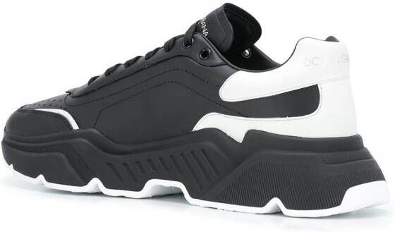 Dolce & Gabbana Daymaster tweekleurige sneakers Zwart