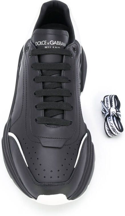 Dolce & Gabbana Daymaster tweekleurige sneakers Zwart
