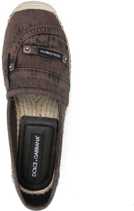 Dolce & Gabbana Denim espadrilles Bruin