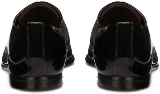 Dolce & Gabbana Lakleren derby schoenen Zwart