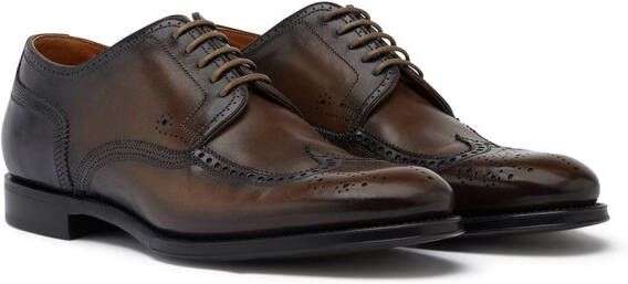 Dolce & Gabbana Derby schoenen met broguedetail Bruin