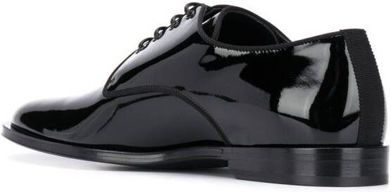 Dolce & Gabbana Derby schoenen met glossy-effect Zwart