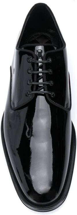 Dolce & Gabbana Derby schoenen met glossy-effect Zwart