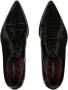 Dolce & Gabbana Derby schoenen met krokodillenleer-reliëf Zwart - Thumbnail 3