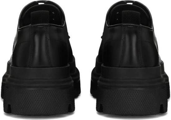Dolce & Gabbana Derby schoenen met plateauzool Zwart