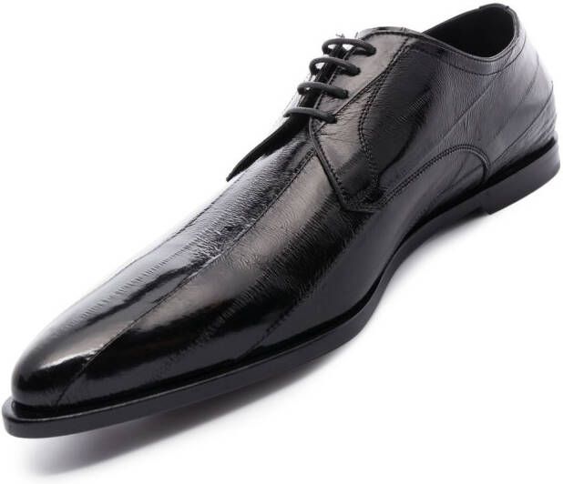 Dolce & Gabbana Derby schoenen met puntige neus Zwart