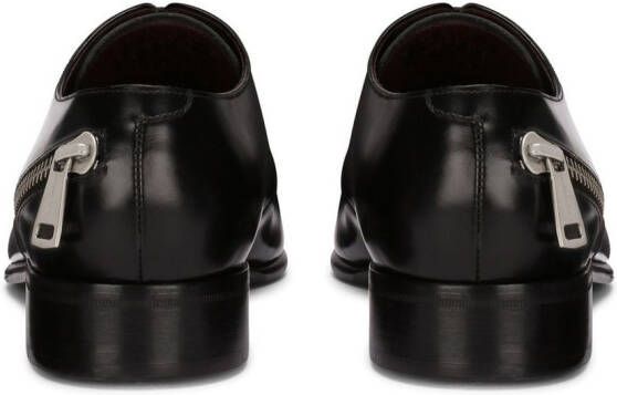 Dolce & Gabbana Derby schoenen met rits Zwart
