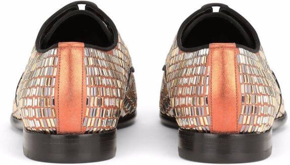 Dolce & Gabbana Derby schoenen met stras Oranje