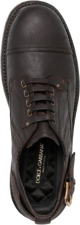 Dolce & Gabbana Derby veterschoenen Bruin