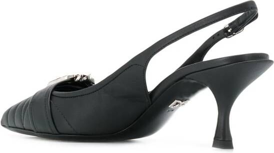 Dolce & Gabbana Devotion Matelassé slingback pumps Zwart