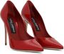 Dolce & Gabbana DG Logo pumps met puntige neus Rood - Thumbnail 3