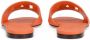 Dolce & Gabbana Leren sandalen met logo Oranje - Thumbnail 3