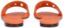 Dolce & Gabbana Leren sandalen met DG-logo Oranje - Thumbnail 3