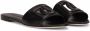 Dolce & Gabbana Leren sandalen met DG-logo Zwart - Thumbnail 2