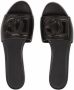 Dolce & Gabbana Leren sandalen met DG-logo Zwart - Thumbnail 4
