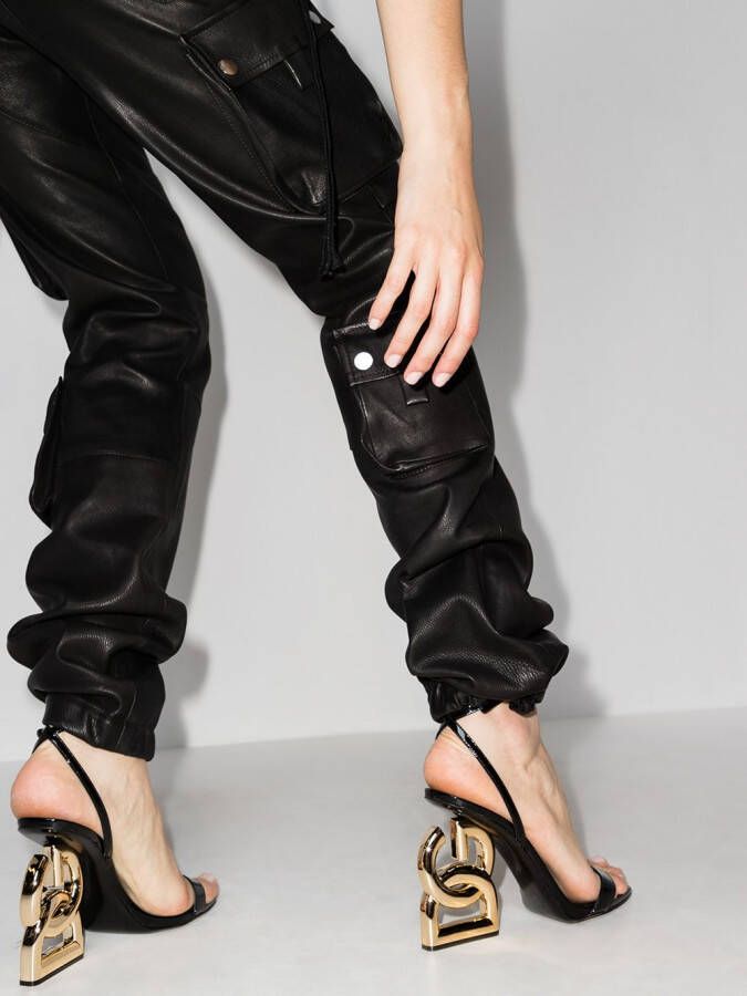 Dolce & Gabbana DG Pop Keira sandalen Zwart
