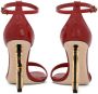 Dolce & Gabbana Baroque DG leren 105mm sandalen Rood - Thumbnail 3