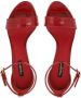 Dolce & Gabbana Baroque DG leren 105mm sandalen Rood - Thumbnail 4