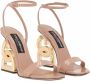 Dolce & Gabbana 3.5 lakleren 105mm sandalen Beige - Thumbnail 2