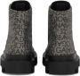 Dolce & Gabbana Enkellaarzen met logo jacquard Grijs - Thumbnail 3