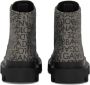 Dolce & Gabbana Enkellaarzen met logo jacquard Grijs - Thumbnail 3